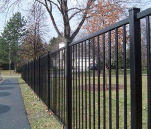 Metal Fence Cleaning